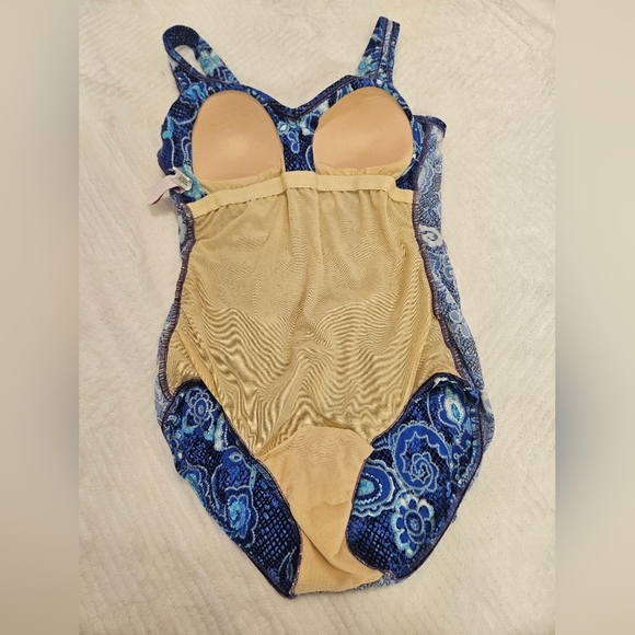 Rose.Marie.Reid 1 Piece Swimsuit Floral Print Size 12 - Picture 7 of 13